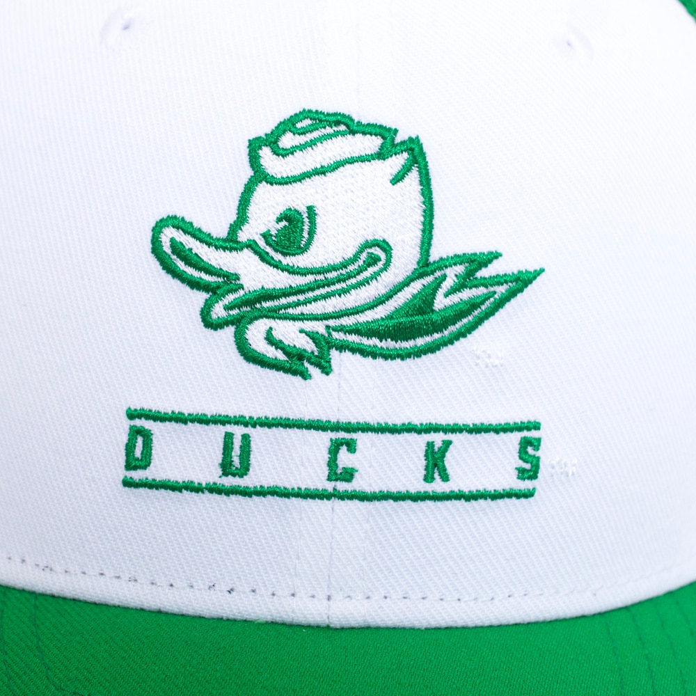 Fighting Duck, Nike, White, Trucker, Polyester Blend, Accessories, Unisex, Structured, Adjustable, Hat, 812080